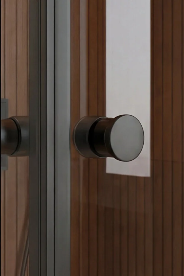 Duşakabin Kare Siyah Profil Şeffaf Cam